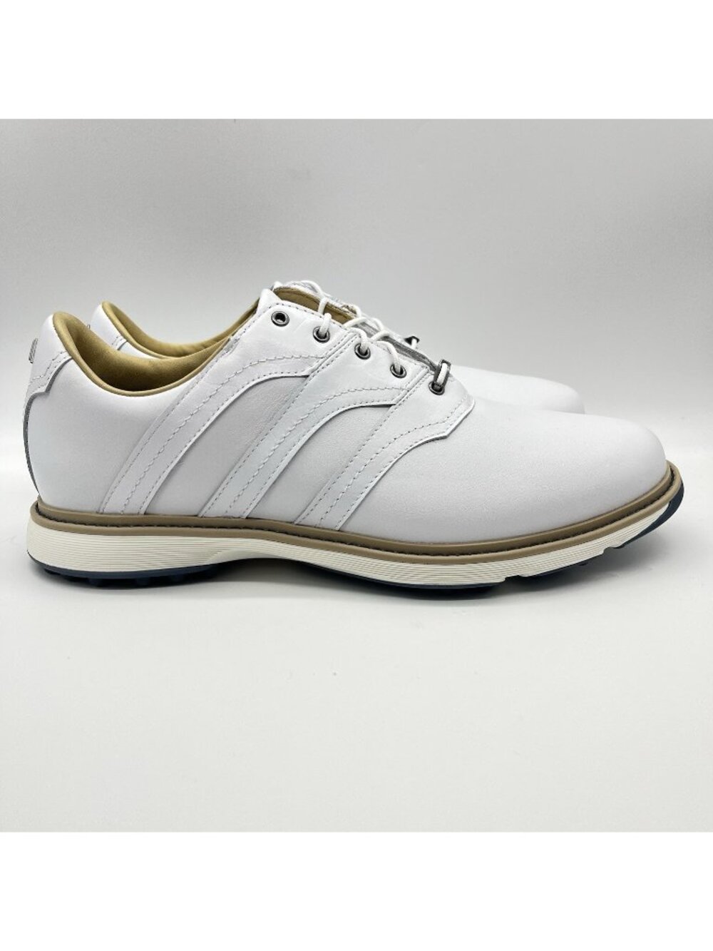 adidas Men's MC Z-Traxion Spikeless Golf Shoes White Tan Size 11 IF2713
